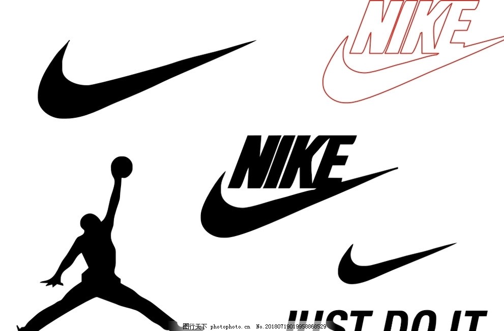 耐克 LOGO图片_企业LOGO标志_标志图标-图行天下素材网