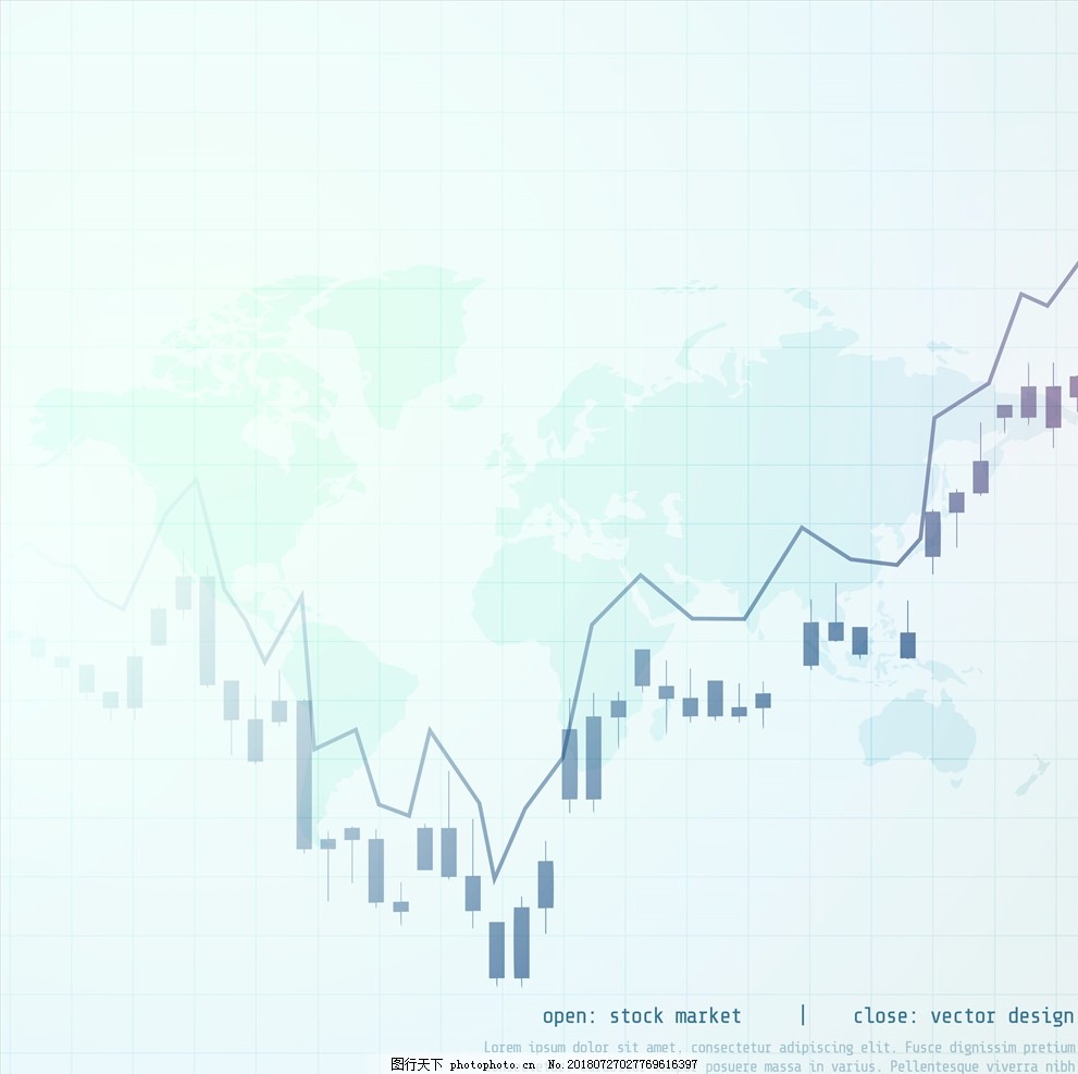 股票K线背景图片_其他_金融科技-图行天下素材网
