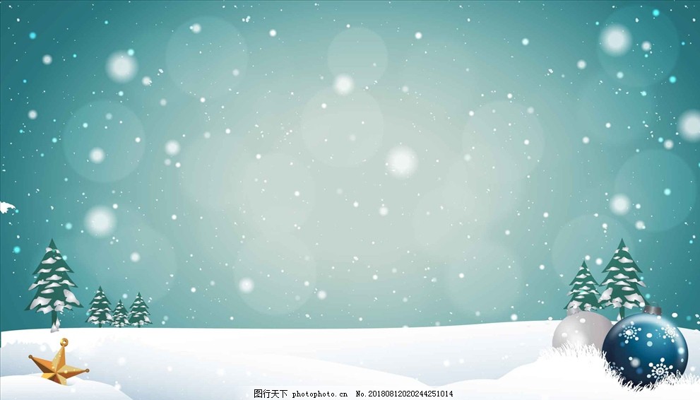 圣诞节背景雪花下雪图片 背景底纹 底纹边框 图行天下素材网
