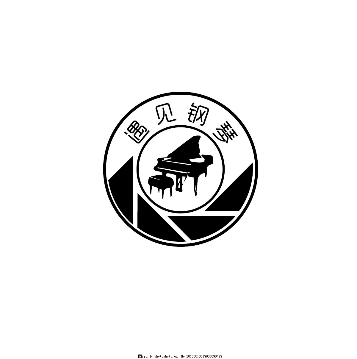 钢琴培训logo设计